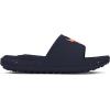 imageUnder Armour UnisexAdult Project Rock 3 Slides Sandal403 Midnight NavyMidnight NavyFlare Orange