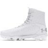 imageUnder Armour Boys Highlight Franchise Rm Jr 20 Football Shoe100 WhiteMetallic SilverMetallic Silver