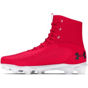 imageUnder Armour Boys Highlight Franchise Rm Jr 20 Football Shoe600 RedBlackWhite