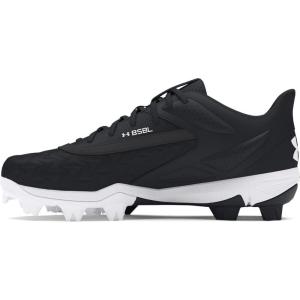 imageUnder Armour Boys Leadoff Low Rm Jr 30 Sneaker001 BlackBlackWhite
