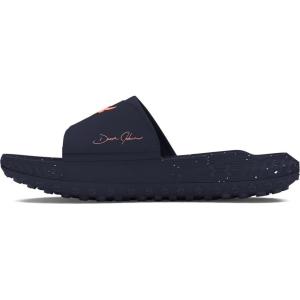 imageUnder Armour UnisexAdult Project Rock 3 Slides Sandal403 Midnight NavyMidnight NavyFlare Orange