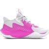 imageUnder Armour Unisex Adult Jet 23 Basketball Shoe105 WhiteVivid MagentaMetallic Gold
