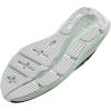 imageUnder Armour Womens Charged Pursuit 3 Running ShoeJet Gray 105Sea Mist