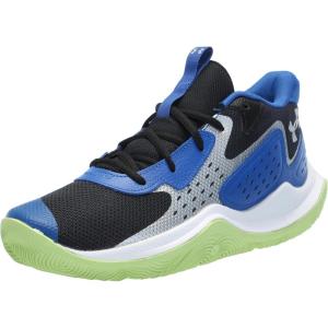 imageUnder Armour Unisex Adult Jet 23 Basketball Shoe007 BlackTech BlueMetallic Silver