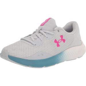imageUnder Armour Womens Charged Pursuit 3 Running Shoe104 Halo GrayHalo GrayRebel Pink