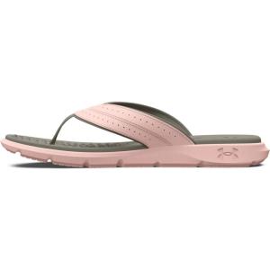 imageUnder Armour Womens Ignite Pro Marbella Flip Flop Slide Sandal601 Orange DreamGrove GreenGrove Green
