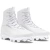 imageUnder Armour Mens Highlight Franchise Rm 20 Football Shoe100 WhiteWhiteMetallic Silver