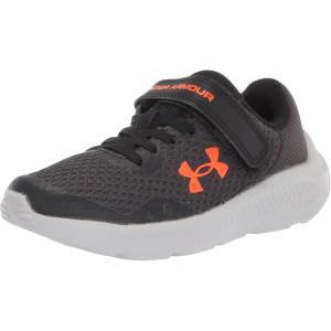 imageUnder Armour Kids Pre School Pursuit 3 Alternate Closure Running ShoeJet Gray 100Blaze Orange
