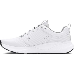 imageUnder Armour Mens Charged Commit Trainer 4 Sneaker106 WhiteMod GrayForest Green