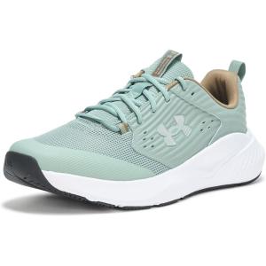 imageUnder Armour Mens Charged Commit Trainer 4 Sneaker349 Silica GreenBayouMetallic Silver