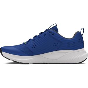 imageUnder Armour Mens Charged Commit Trainer 4 Sneaker400 Tech BlueDistant GrayMorph Green