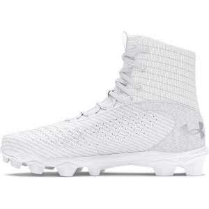 imageUnder Armour Mens Highlight Franchise Rm 20 Football Shoe100 WhiteWhiteMetallic Silver