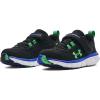 imageUnder Armour Kids Pre School Assert 9 Alternate Closure Running Shoe005 BlackVersa BlueExtreme Green