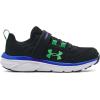 imageUnder Armour Kids Pre School Assert 9 Alternate Closure Running Shoe005 BlackVersa BlueExtreme Green