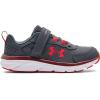 imageUnder Armour Kids Pre School Assert 9 Alternate Closure Running Shoe106 Pitch GrayChestnut RedBolt Red