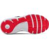 imageUnder Armour Kids Pre School Assert 9 Alternate Closure Running Shoe106 Pitch GrayChestnut RedBolt Red