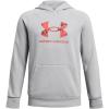 imageUnder Armour Boys Rival Fleece Big Logo Hoodie012 Mod Gray Light Heather   Coho