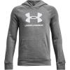imageUnder Armour Boys Rival Fleece Big Logo Hoodie025 Castlerock Light Heather   White
