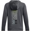 imageUnder Armour Boys Fleece Graphic Hoodie012 Pitch Gray   Black