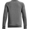 imageUnder Armour Boys Rival Fleece Crew025 Castlerock Light Heather   White