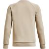 imageUnder Armour Boys Rival Fleece Crew289 Khaki Base  Khaki Base Light Heather  White