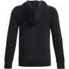 imageUnder Armour Boys Rival Fleece Full Zip Hoodie001 Black   White