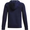 imageUnder Armour Boys Rival Fleece Full Zip Hoodie410 Midnight Navy   White