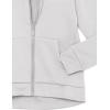 imageUnder Armour Girls Armour Fleece Full Zip Hoodie014 Halo Gray Medium Heather   Black
