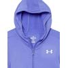 imageUnder Armour Girls Armour Fleece Full Zip Hoodie184 Brilliant Violet   White