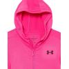 imageUnder Armour Girls Armour Fleece Full Zip Hoodie652 Rebel Pink   Black
