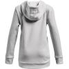 imageUnder Armour Girls Armourfleece Iridescent Big Logo Hoodie014 Halo Gray Medium Heather   Iridescent