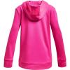 imageUnder Armour Girls Armourfleece Iridescent Big Logo Hoodie652 Rebel Pink   Iridescent