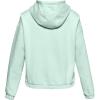 imageUnder Armour Girls Rival Fleece Full Zip HoodieSeaglass Blue 403Comet Green