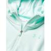 imageUnder Armour Girls Rival Fleece Full Zip HoodieSeaglass Blue 403Comet Green