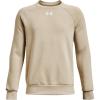imageUnder Armour Boys Rival Fleece Crew289 Khaki Base  Khaki Base Light Heather  White
