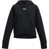 imageUnder Armour Girls Rival Fleece Crop Hoodie464 Water   White