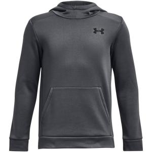 imageUnder Armour Boys Fleece Graphic Hoodie012 Pitch Gray   Black
