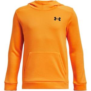 imageUnder Armour Boys Fleece Graphic Hoodie801 Formula Orange   Black