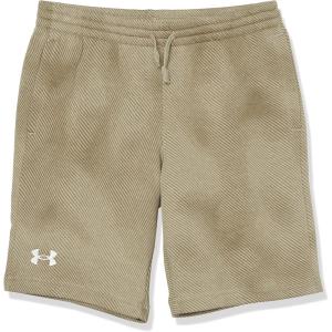 imageUnder Armour Boys Rival Fleece Printed Shorts299 City Khaki   White