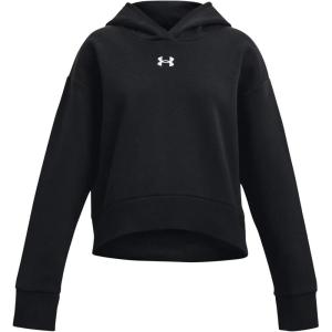 imageUnder Armour Girls Rival Fleece Crop Hoodie464 Water   White