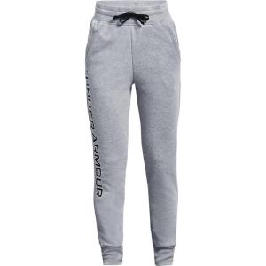 imageUnder Armour Girls Rival Fleece JoggersSteel Light Heather 036Black