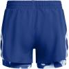 imageUnder Armour Girls Fly by 2in1 Shorts432 Tech Blue  Nimbus Blue  Reflective
