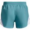 imageUnder Armour Girls Fly by Shorts433 Glacier Blue  Nebula Purple  Sonar Blue