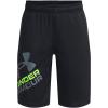 imageUnder Armour Boys Prototype 20 Logo Shorts007 Black   Lime Surge