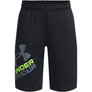 imageUnder Armour Boys Prototype 20 Logo Shorts007 Black   Lime Surge