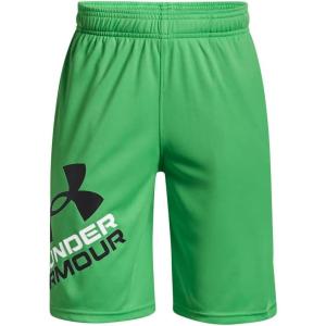 imageUnder Armour Boys Prototype 20 Logo Shorts328 Extreme Green   Black