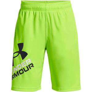 imageUnder Armour Boys Prototype 20 Logo Shorts371 Lime Surge   Black