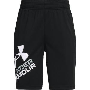 imageUnder Armour Boys Prototype 20 Logo ShortsBlack  White  001