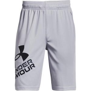 imageUnder Armour Boys Prototype 20 Logo ShortsMod Gray 011Black