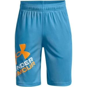 imageUnder Armour Boys Prototype 20 Logo ShortsRadar Blue 422Omega Orange